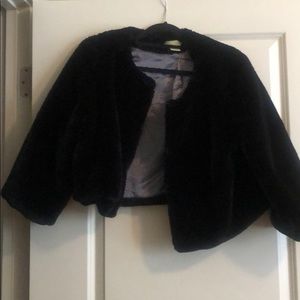 Black Faux Fur Jacket